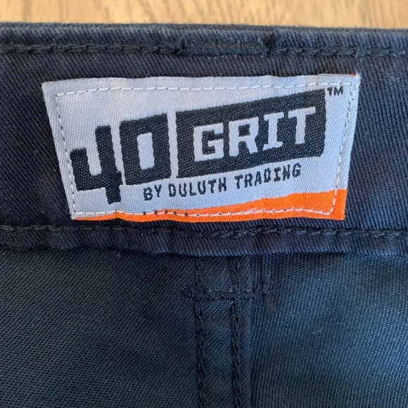 Duluth Trading Co Women’s 40 Grit Relaxed Leg Black Pants Size 14 Long Stretch - Picture 4 of 15
